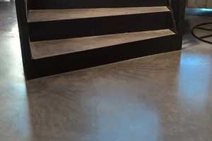 trowel effect floor & stairs